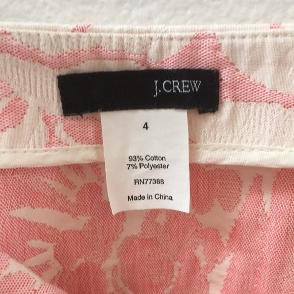 J Crew Pink Brocade Skirt - Picture 5 of 5